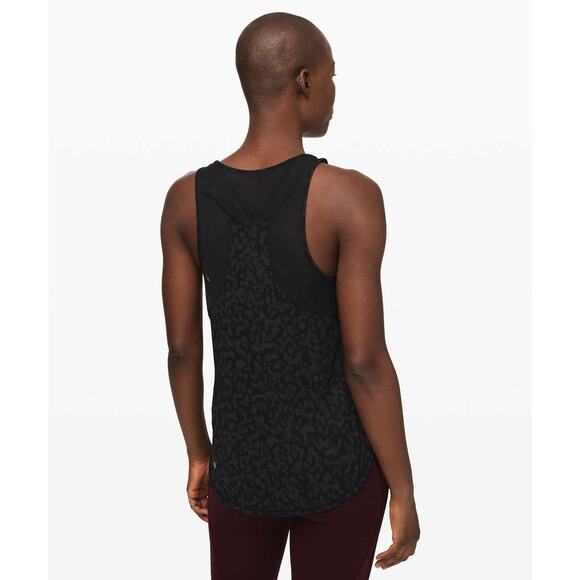 Lululemon Sculpt Tank II Formation Camo Deep Coal Multi / Black Sz 8 / 10 - Picture 8 of 8